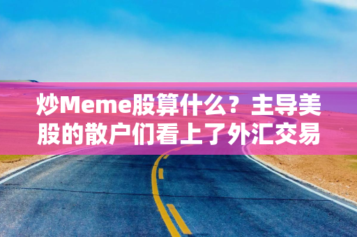 炒Meme股算什么？主导美股的散户们看上了外汇交易，杠杆高达500:1！