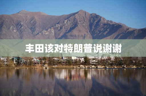 丰田该对特朗普说谢谢