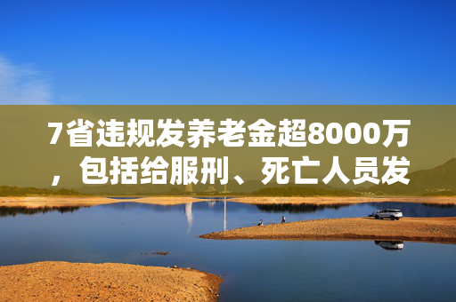 7省违规发养老金超8000万，包括给服刑、死亡人员发放