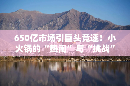 650亿市场引巨头竞逐！小火锅的“热闹”与“挑战”，都在这了