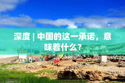 深度 | 中国的这一承诺，意味着什么？