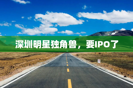 深圳明星独角兽，要IPO了