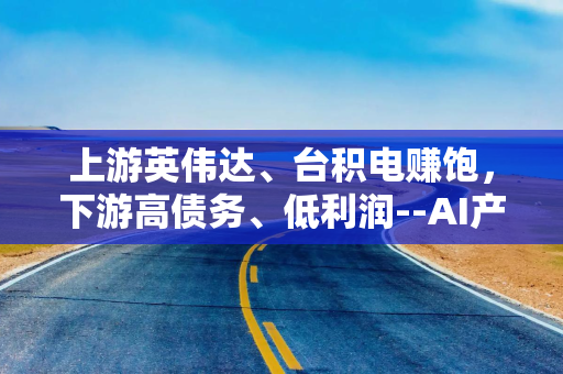 上游英伟达、台积电赚饱，下游高债务、低利润--AI产业链的现状