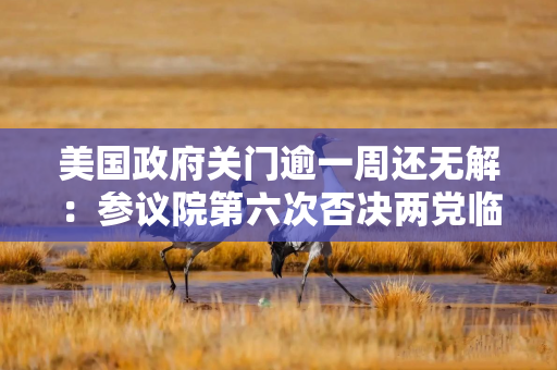 美国政府关门逾一周还无解：参议院第六次否决两党临时拨款议案