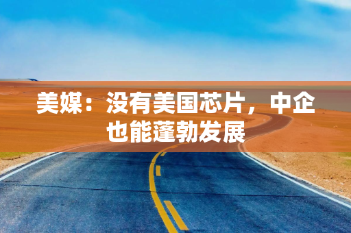 美媒：没有美国芯片，中企也能蓬勃发展