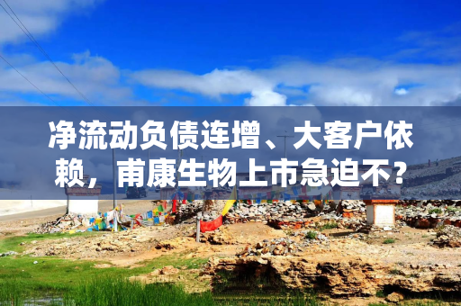 净流动负债连增、大客户依赖，甫康生物上市急迫不？