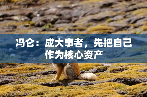 冯仑:成大事者,先把自己作为核心资产 冯仑:成大事者,先把自己作为核心资产