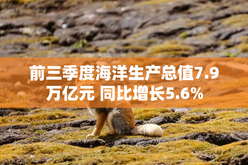 前三季度海洋生产总值7.9万亿元 同比增长5.6%