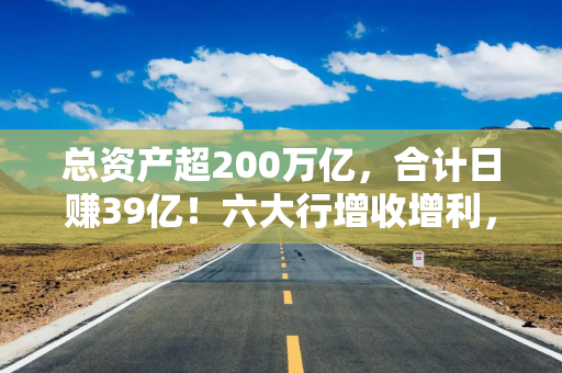 总资产超200万亿，合计日赚39亿！六大行增收增利，农业银行净利增速领跑