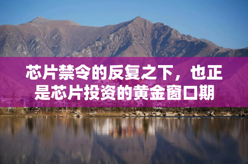 芯片禁令的反复之下，也正是芯片投资的黄金窗口期