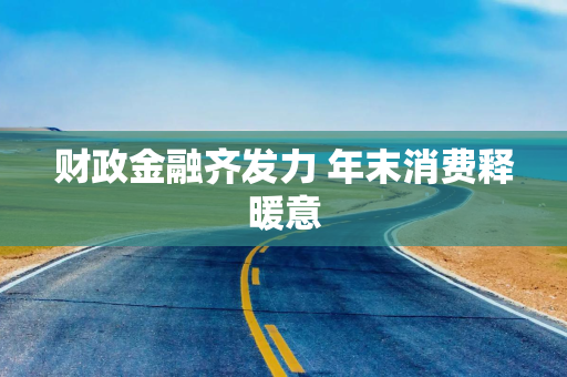 财政金融齐发力 年末消费释暖意