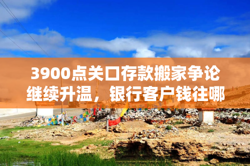 3900点关口存款搬家争论继续升温,银行客户钱往哪走?一线:基金销售渐火、保险产品受宠 3900点关口存款搬家争论继续升温,银行客户钱往哪走?一线:基金销售渐火、保险产品受宠