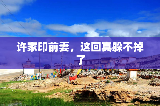 许家印前妻，这回真躲不掉了