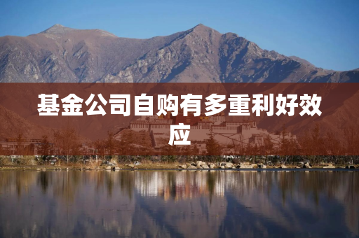 基金公司自购有多重利好效应