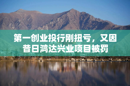 第一创业投行刚扭亏，又因昔日鸿达兴业项目被罚