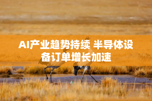 AI产业趋势持续 半导体设备订单增长加速