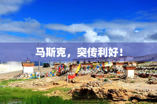 马斯克,突传利好! 马斯克,突传利好!