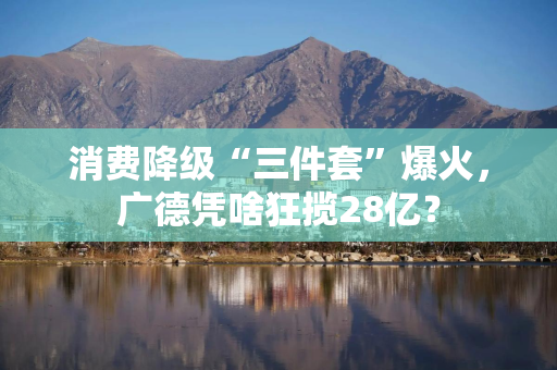 消费降级“三件套”爆火，广德凭啥狂揽28亿？