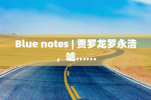 Blue notes | 贾罗龙罗永浩，嘘……