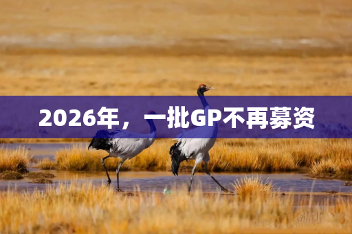 2026年，一批GP不再募资