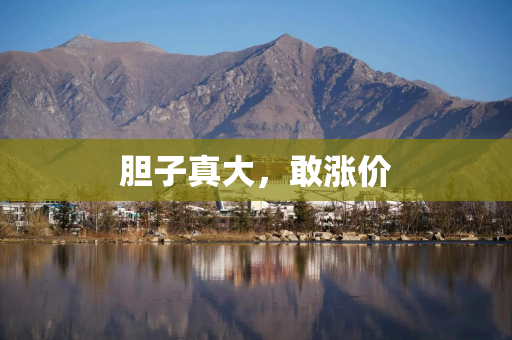 胆子真大，敢涨价