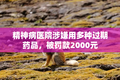 精神病医院涉嫌用多种过期药品，被罚款2000元