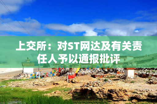 上交所：对ST网达及有关责任人予以通报批评