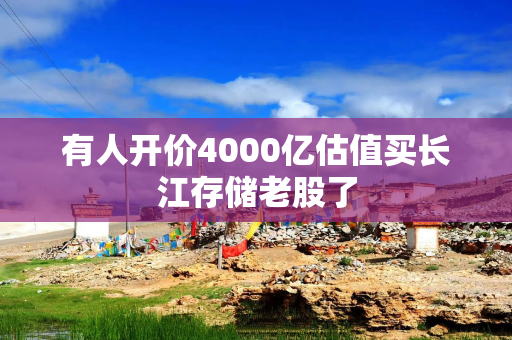 有人开价4000亿估值买长江存储老股了