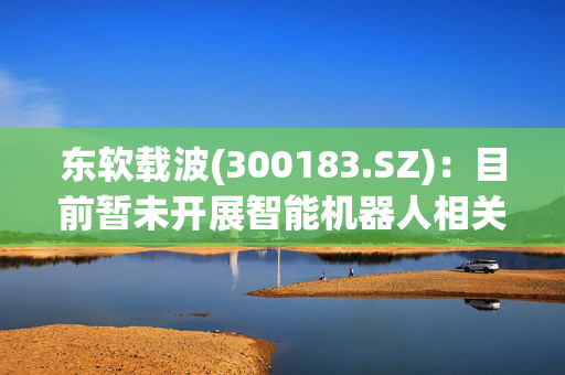 东软载波(300183.SZ)：目前暂未开展智能机器人相关业务