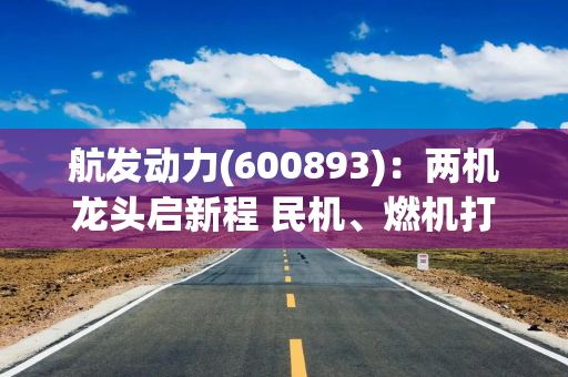 航发动力(600893)：两机龙头启新程 民机、燃机打开新空间