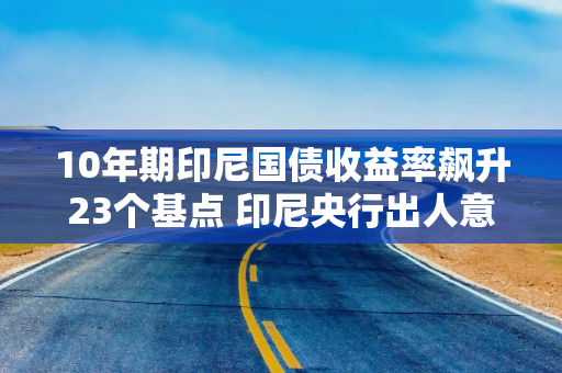 10年期印尼国债收益率飙升23个基点 印尼央行出人意料加息