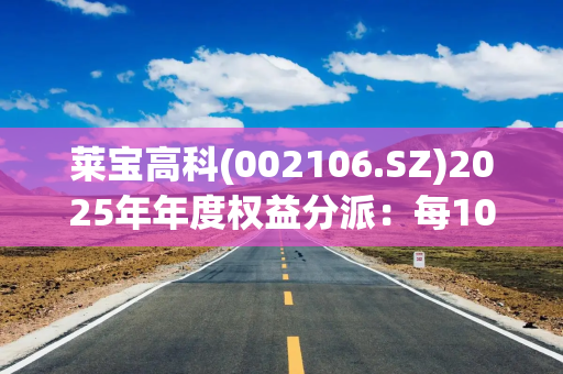 莱宝高科(002106.SZ)2025年年度权益分派：每10股派利1元
