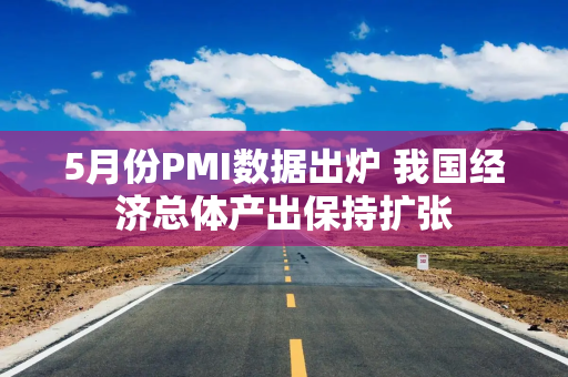 5月份PMI数据出炉 我国经济总体产出保持扩张