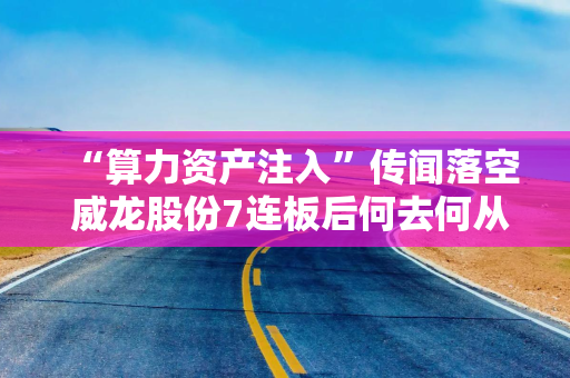 “算力资产注入”传闻落空 威龙股份7连板后何去何从？