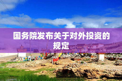 国务院发布关于对外投资的规定