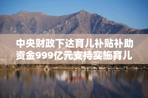 中央财政下达育儿补贴补助资金999亿元支持实施育儿补贴制度