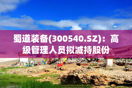蜀道装备(300540.SZ)：高级管理人员拟减持股份