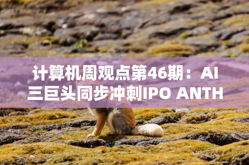 计算机周观点第46期：AI三巨头同步冲刺IPO ANTHROPIC新模型遭出口管制