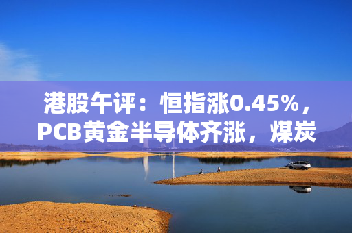 港股午评：恒指涨0.45%，PCB黄金半导体齐涨，煤炭石油燃气走低
