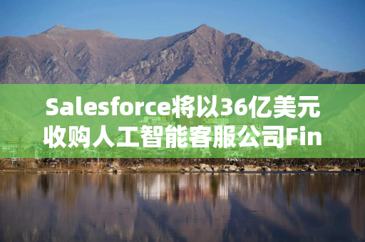 Salesforce将以36亿美元收购人工智能客服公司Fin