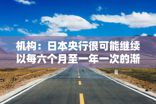 机构：日本央行很可能继续以每六个月至一年一次的渐进节奏加息