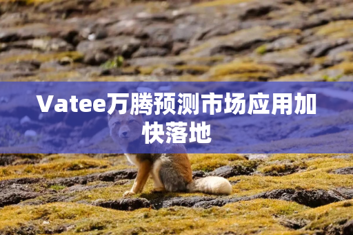 Vatee万腾预测市场应用加快落地