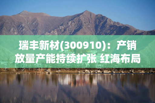 瑞丰新材(300910)：产销放量产能持续扩张 红海布局加速海外成长