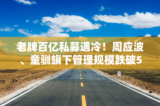老牌百亿私募遇冷！周应波、童驯旗下管理规模跌破50亿元，量化新贵成行业扩容主力