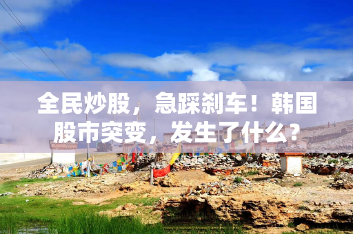 全民炒股，急踩刹车！韩国股市突变，发生了什么？