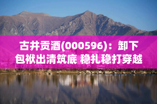 古井贡酒(000596)：卸下包袱出清筑底 稳扎稳打穿越周期