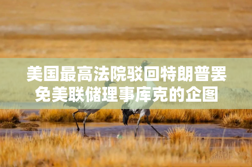美国最高法院驳回特朗普罢免美联储理事库克的企图
