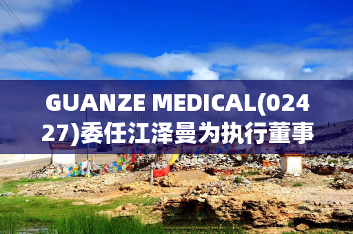 GUANZE MEDICAL(02427)委任江泽曼为执行董事、董事会主席兼首席执行官