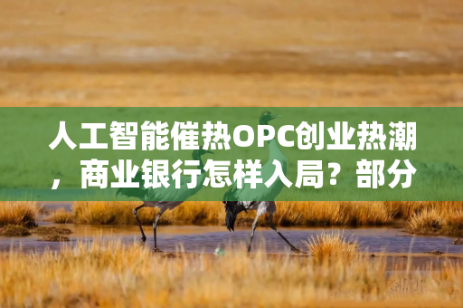 人工智能催热OPC创业热潮,商业银行怎样入局?部分银行试水尝鲜,大行倾向“再等一等” 人工智能催热OPC创业热潮,商业银行怎样入局?部分银行试水尝鲜,大行倾向“再等一等”