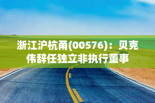 浙江沪杭甬(00576)：贝克伟辞任独立非执行董事